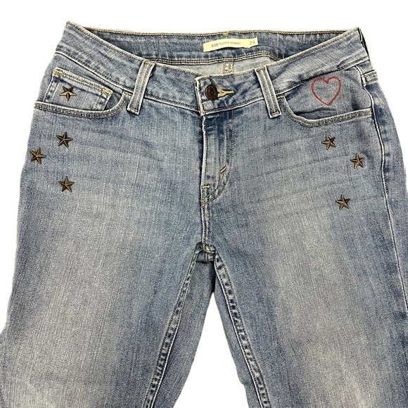LEVI’S 535 Super Skinny 26 Stars Hearts - Picture 4 of 11